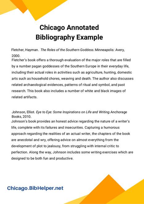 easy annotated bibliography