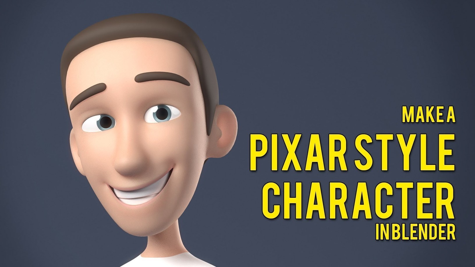 Make a Pixar Style Character in Blender blend...