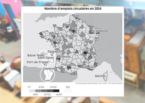 &Eacute;conomie circulaire : l&rsquo;emploi progresse, mais les dynamiques restent tr&egrave;s territorialis&eacute;es | veille th&eacute;matique | Scoop.it
