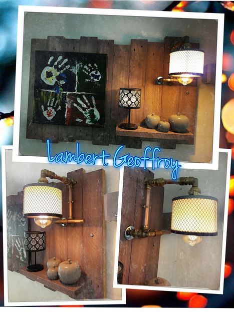 Industrial Chic Pallet Wall Art Panel | 1001 Pallets ideas ! | Scoop.it