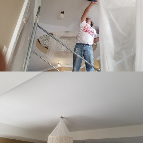 Stipple Ceiling Removal In Removing Stucco Ceiling Scoop It