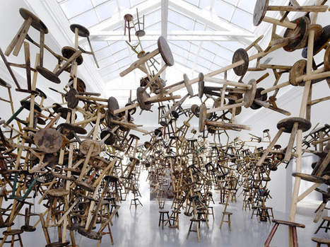 Ai WeiWei's "Bang" Installation Features 886 Wooden Stools | Art Installations, Sculpture, Contemporary Art | Scoop.it