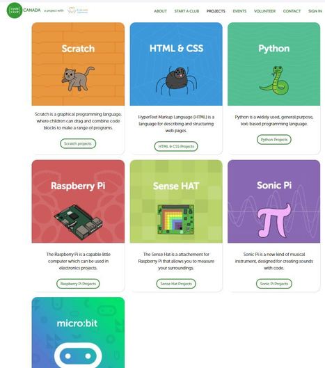 Free coding clubs, projects, and resources from Code Club Canada | Education 2.0 & 3.0 | Scoop.it