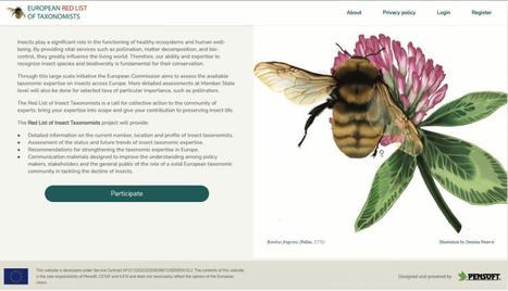 L'initiative "Liste rouge des taxonomistes", financée par l'Union européenne, lance son portail d'enregistrement | EntomoScience | Scoop.it