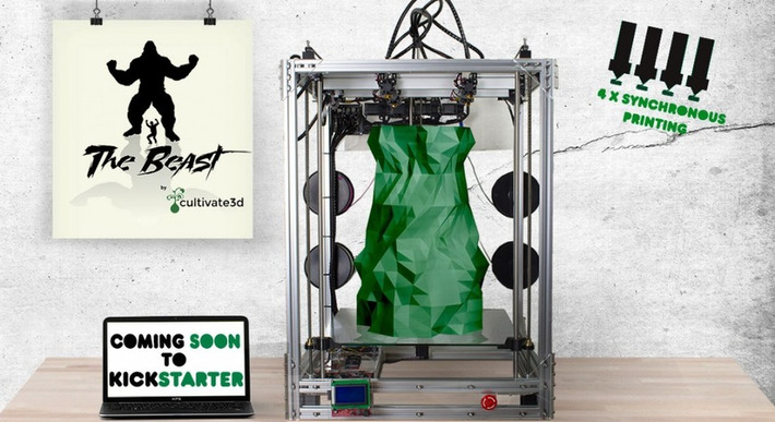 The Beast – 'A 3D Printer So Large it Could Print a Child' Unveiled by cultivate3D - 3DPrint.com | Machinimania | Scoop.it