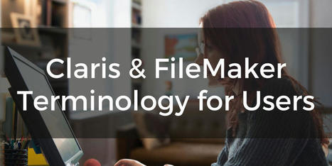 Claris & FileMaker Terminology - Understanding the Basics | Learning Claris FileMaker | Scoop.it