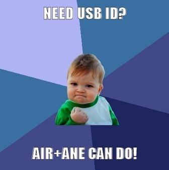 Sleepy Design: [ANE] Use AIR to get USB device ID | Everything about Flash | Scoop.it