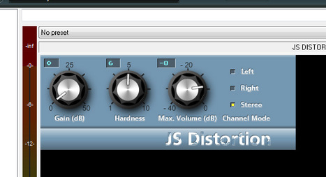 Reaper Jesusonic Distortion plugin has a better Graphic User Interface | DIY Music & electronics | Scoop.it