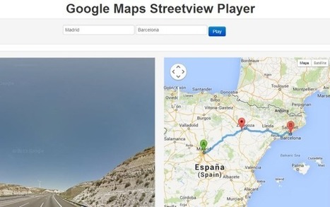 Streetview Player: recorre virtualmente las rutas trazadas en Google Maps | Web 2.0 for juandoming | Scoop.it