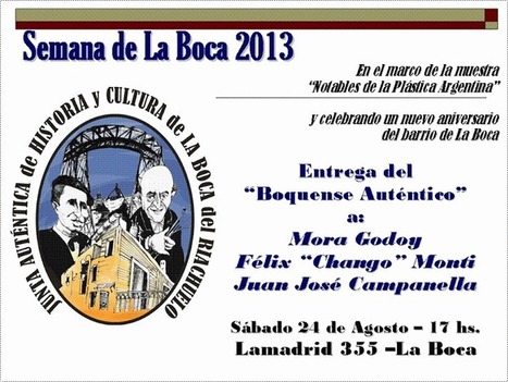 Semana de La Boca 2013 | Mundo Tanguero | Scoop.it