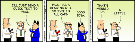 Texting | Dilbert | fun for geeks | Scoop.it