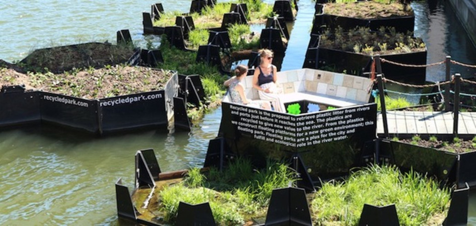 À Rotterdam, ce jardin flottant est entièrement conçu avec du plastique recyclé des rivières | Une semaine d'actu - Newsletter de veille de l'AURH | Scoop.it