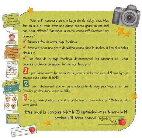 Le jardin de Vicky | Primary French Immersion Education | Scoop.it