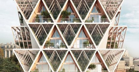 [Inspiration] Precht Designs : immeuble en bois avec maisons modulaires et agriculture verticale | Build Green, pour un habitat écologique | Scoop.it