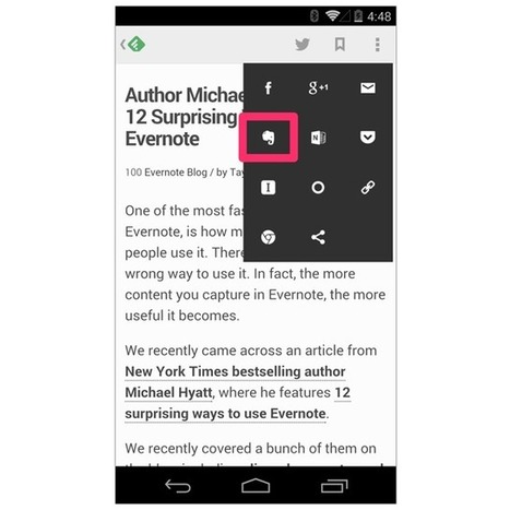 Organize Your Online Reading with Feedly and Evernote | Evernote, gestion de l'information numérique | Scoop.it