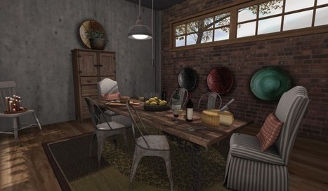 Rustic Dining | 亗 Second Life Home & Decor 亗 | Scoop.it