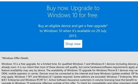 When 'Free' Windows 10 Becomes Expensive, You Must Know This | Win 8 | Scoop.it