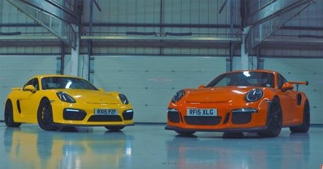 Stuttgart’s Finest Mainstreamers Battle: Porsche Cayman GT4 vs 911 GT3 RS Track Test Video | Porsche cars are amazing autos | Scoop.it