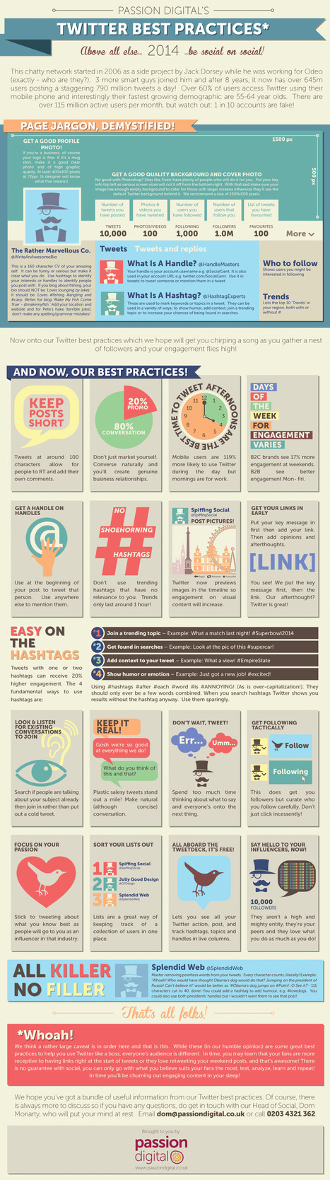 23 (Rather Marvellous) Twitter Best Practices [INFOGRAPHIC] | E-Learning-Inclusivo (Mashup) | Scoop.it