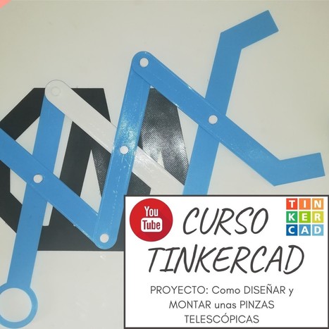 Cómo Diseñar en TINKERCAD UNAS PINZAS TELESCÓPICAS | tecno4 | Scoop.it