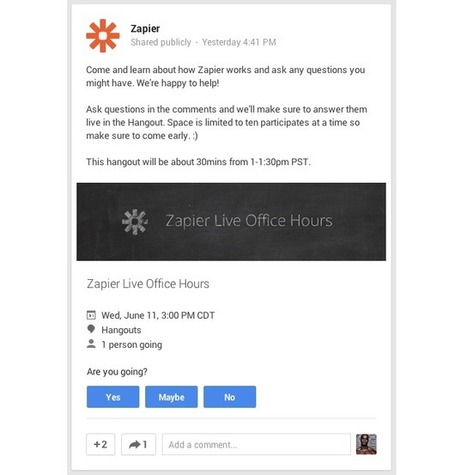 Guide for Google Hangout Video Calls - Zapier | ICT for Australian Curriculum | Scoop.it