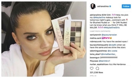 A close up look at Maybelline’s brow-raising success with visual content on social media | Média Sociaux & Marketing d'influence | Scoop.it