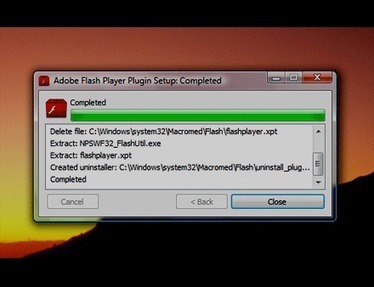 Adobe flash player activex update