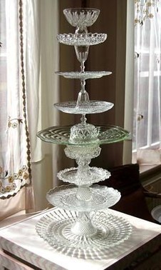 Glass cake stand | 1001 Recycling Ideas ! | Scoop.it
