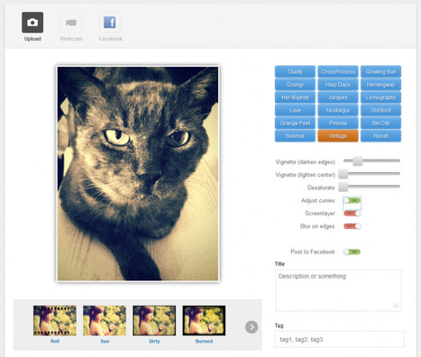 SimpleRetro – Ajouter un effet rétro sur vos photos simplement | SlyDnet | Retouches et effets photos en ligne | Scoop.it
