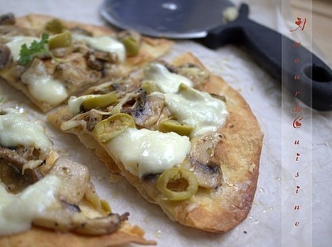 Pizza tortillas aux champignons | recettes du ramadan  وصفات رمضان أطباق رمضان مطبخ رمضان | Scoop.it