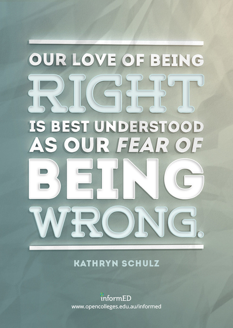 Overcoming the Fear of Being Wrong: 20 Ways To Help Your Students | Strictly pedagogical | Scoop.it