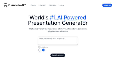 PresentationGPT - The #1 AI Presentation Generator | Digital Presentations in Education | Scoop.it