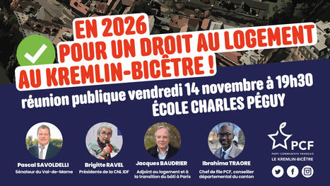 En 2026, pour un droit au logement au Kremlin-Bicêtre | Habitat - Logement | Scoop.it