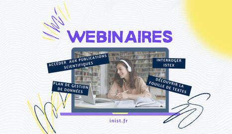 Webinaires de septembre &agrave; octobre 2026 | InfoDoc - Information Scientifique Technique | Scoop.it