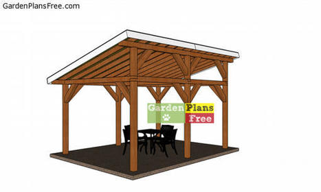 12x16 Lean to Pavilion - Free DIY Plans | Free Garden Plans - How to build garden projects | Furniture Plans | Scoop.it