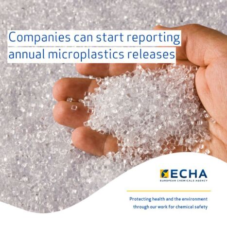 L’ECHA prête à recevoir les rapports sur les émissions de microplastiques | Prévention du risque chimique | Scoop.it