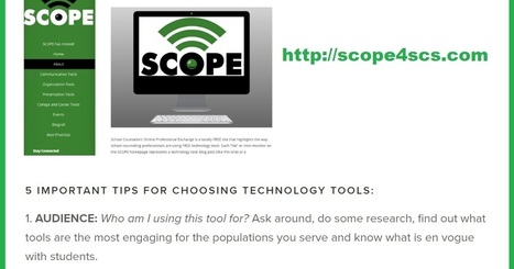 Criterios para seleccionar una herramienta TIC en orientación educativa | Orientación y Educación - Lecturas | Scoop.it