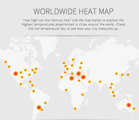 Heat Mapping the World's Hottest Temperatures | Sustainability Science | Scoop.it