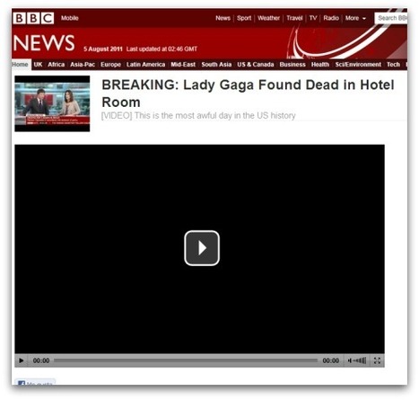 Lady Gaga found dead in hotel room? Beware Facebook clickjacking scam | Naked Security | ICT Security-Sécurité PC et Internet | Scoop.it
