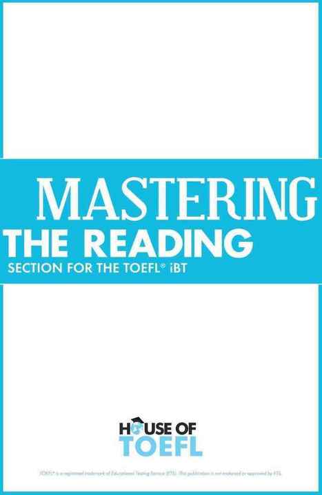 Mastering The Reading Section For The Toefl Ibt