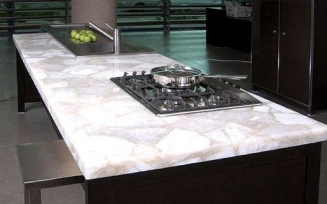 Quartz Countertops In Semi Precious Stone Scoop It