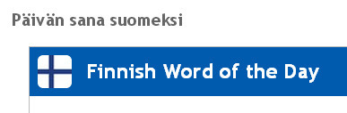 Päivän sana suomeksi | 1Uutiset - Lukemisen tähden | Scoop.it