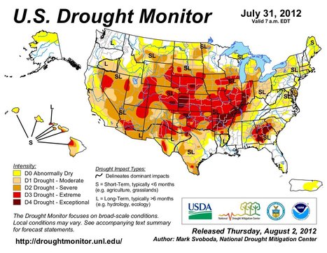 July 2012 Hottest Month Ever in U.S. | Geography for All! | Scoop.it