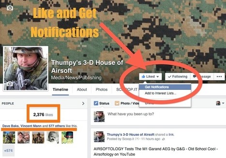 YOU WANT Facebook Airsoft News? - DO THIS! - Thumpy's 3-D House of Airsoft | Thumpy's 3D House of Airsoft™ @ Scoop.it | Scoop.it