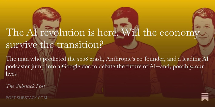 The AI revolution is here. Will the economy survive the transition? | Technology Report - Changing Our World | Scoop.it