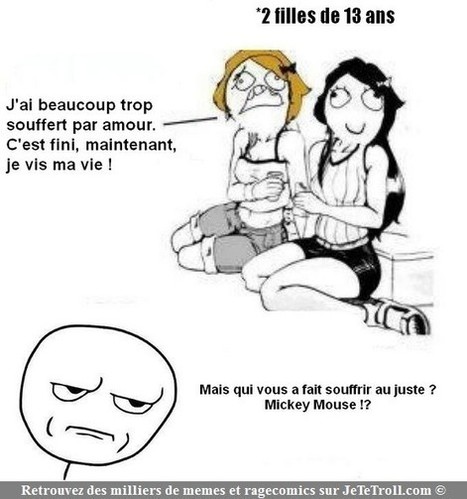 Les jeunes filles de nos jours ! | Trollface , meme et humour 2.0 | Scoop.it