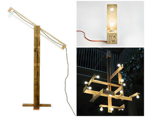 Minimalistic Pallet Wood Lamps by Studiomama | 1001 Pallets ideas ! | Scoop.it