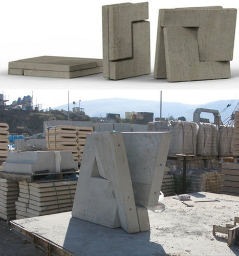 Folding Concrete?! Flat-Pack Building Blocks of the Future | Designs & Ideas on Dornob | Rendons visibles l'architecture et les architectes | Scoop.it