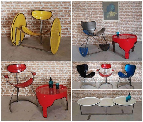 Oil Drums Upcycled Into Beautiful Furniture by The Urbanite Home | 1001 Recycling Ideas ! | Scoop.it