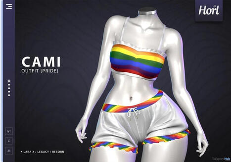 Cami Outfit Pride Edition June 2026 Group Gift by HORL | Teleport Hub - Second Life Freebies | Second Life Freebies | Scoop.it